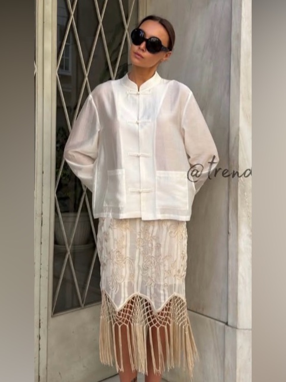 VIRAL NEW ZARA midi fringe skirt with Beaded detail. 
Size S 
🚨NO DISCOUNT - Picture 13 of 16